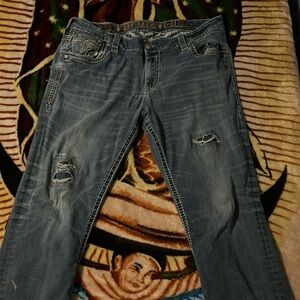 Rock revival men’s straight leg jeans